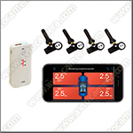 Внутренний датчик контроля давления шин с приложением для смартфона Masterpark-TPI11